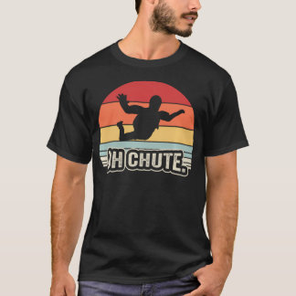 Roligt Oh Fallskärmshoppare Retro Vintage T Shirt