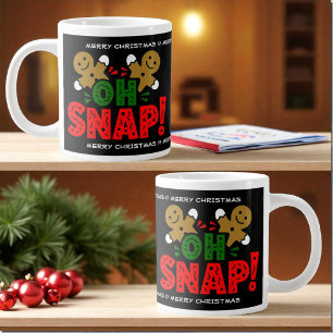 Roligt Ökad Pepparkaksgubbe jul Mugg Jumbo Mugg