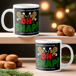 Roligt Ökad Pepparkaksgubbe jul Mugg Jumbo Mugg