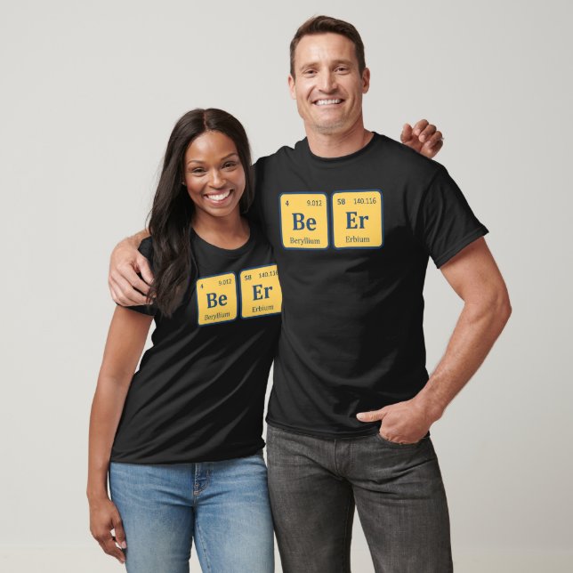 Roligt öl periodiska systemet Öl T Shirt (Unisex)