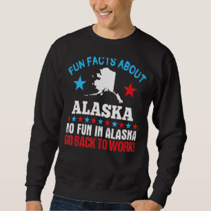 Roligt om Alaska: ingen Roligt i Alaska går tillba Lång Ärmad Tröja