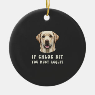 Roligt Om Chloe Bet Dig Måste Du Frikännas Labrado Julgransprydnad Keramik