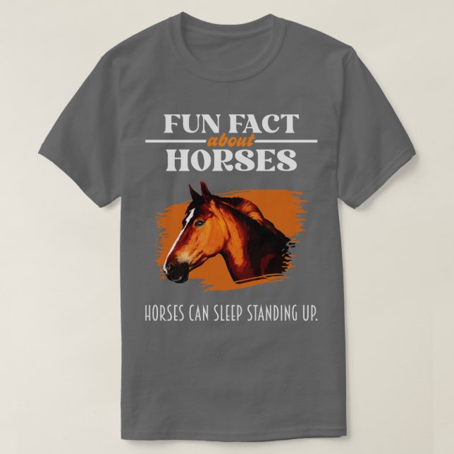 Roligt om hästar Horse Lover T Shirt (Design framsida)