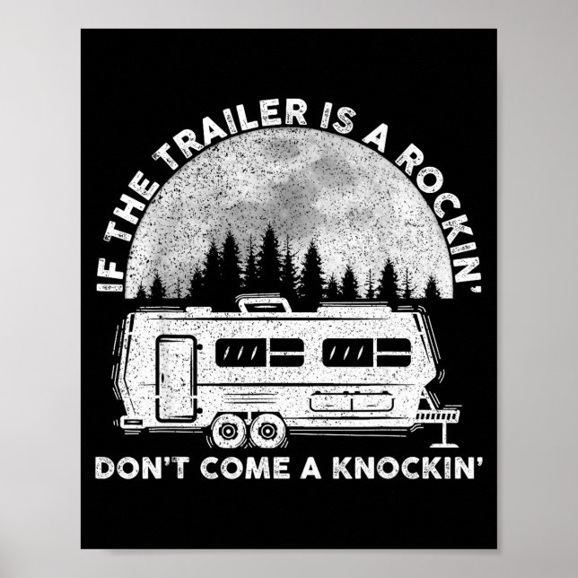Roligt om husvagnen skakar, kom inte och knacka poster (Framsidan)