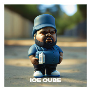 ROLIGT  om ICE CUBE Porträtt Fototryck