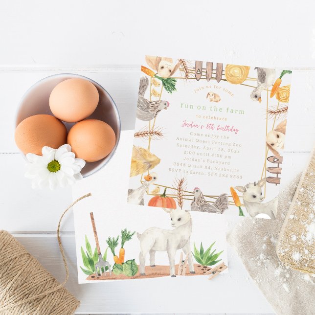 Roligt om inbjudan till lantbruks- och smågårdshus (Skapare uppladdad)