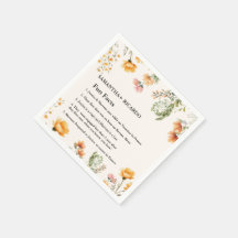 Roligt om Newlyweds Wildblomma bröllop