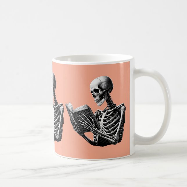 Roligt om Skeletoner och deras läsegenskaper Kaffemugg (Höger)