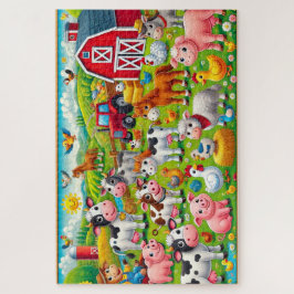 "Roligt on Farm" - Jigszawa Puzzle Pussel