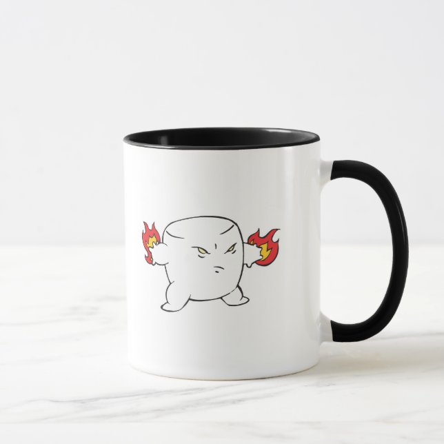roligt ond rostad marshmallow mugg (Höger)