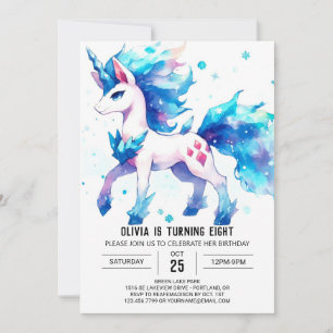 Roligt Online Horse Birthday Inbjudningar