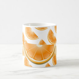 Roligt Orange konst mugg! Kaffemugg
