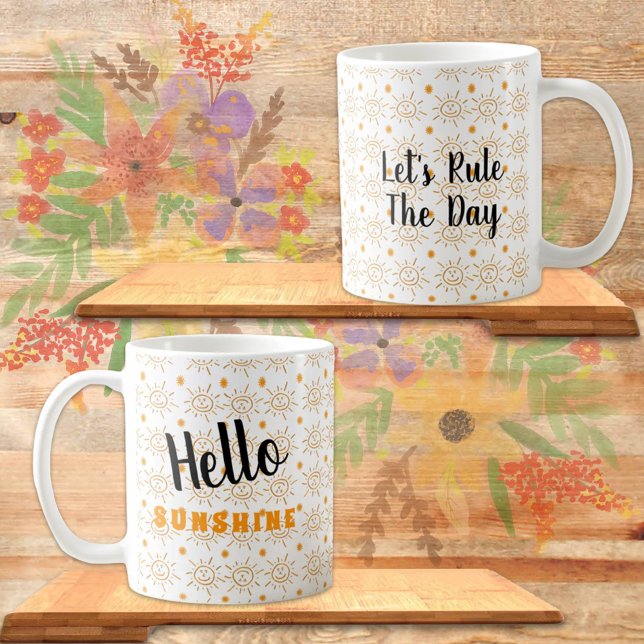 Roligt Orange vid Anpassningsbarna Hand plockade v Kaffemugg (Skapare uppladdad)