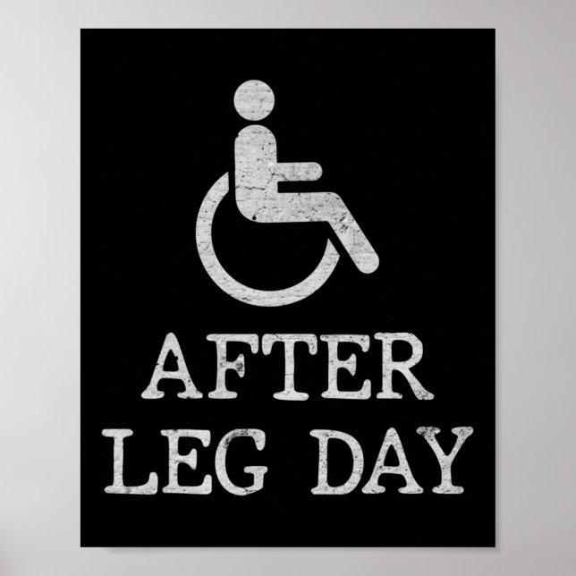 Roligt ord för rullstolsburna funktionshindrade pe poster (Framsidan)