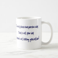 Roligt ordstäv för humoristisk kaffemugg