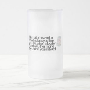 Roligt ordstäv frostat ölglas