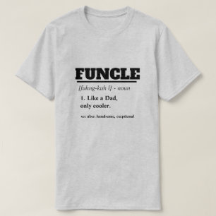 Roligt ordstäv - Funcle rolig Uncle T Shirt