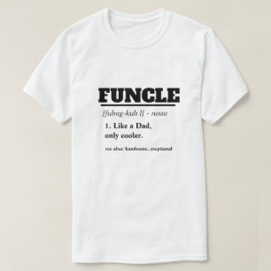 Roligt ordstäv - Funcle rolig Uncle T Shirt