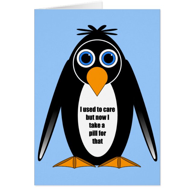 roligt ordstäv hälsningskort (Framsidan)