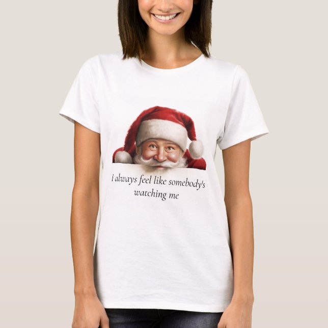 Roligt Original Santa Tshirt T Shirt (Framsida)