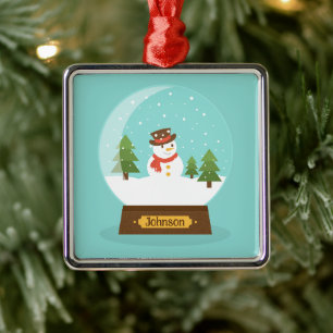 ROLIGT! Ornament snögubbe - Personlig - Lägg till 