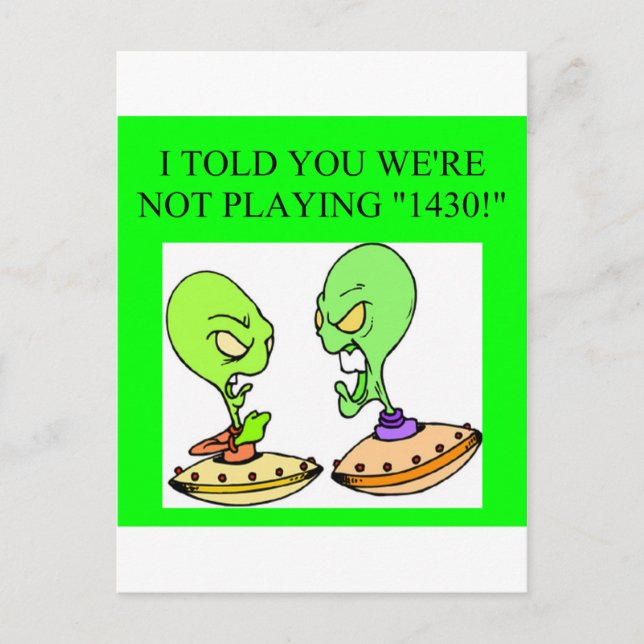 roligt, överbryggande speldesign vykort (Framsida)