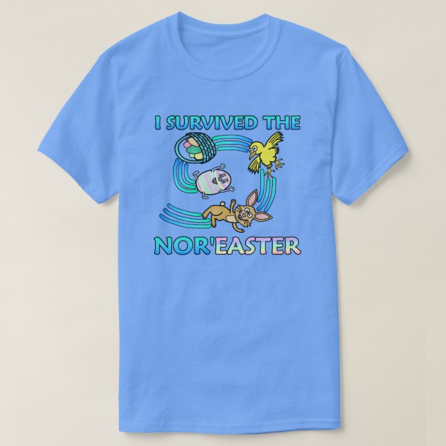 Roligt överlevde jag Nor'Easterpåsktecknaden Tee (Design framsida)