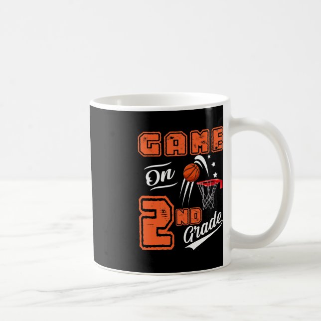 Roligt på andra Klass-basket första dagen i Kaffemugg (Höger)