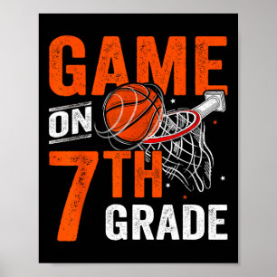 Roligt på sjunde Klass-basket första dagen i Poster