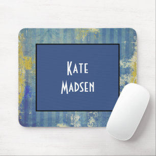 Roligt Paíad Denim Mönster Personlig Musmatta