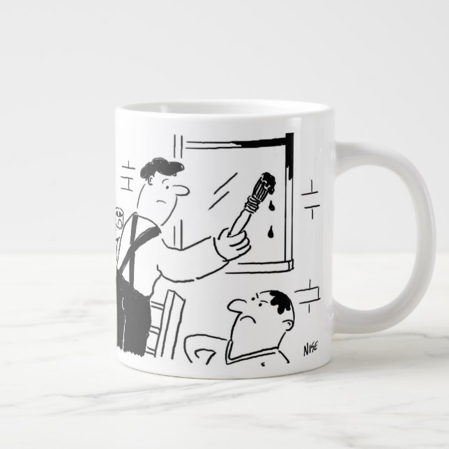 Roligt Painter och dekorator Jumbo Mugg (Höger)