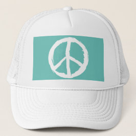 roligt painterly PEACE SYMBOL | TRUCKERKEPS