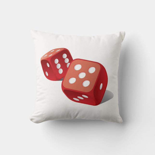 Roligt Pair of Dice Kudde (Framsida)