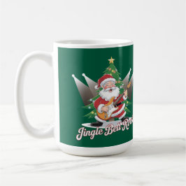 Roligt Pappa jul Guitar Jingle Bell Sten Kaffemugg