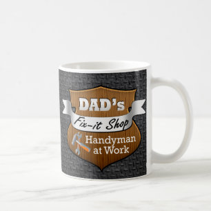 Roligt pappa shoppar Knipa-det behändig manfars Kaffemugg