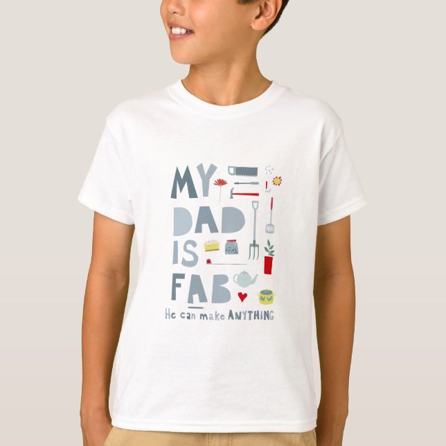 Roligt Pappa T Shirt (Framsida)
