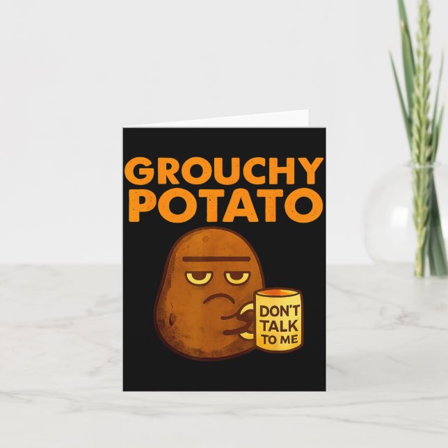 Roligt Par Söt Tato & Grinig Tato  Kort (Framsida)
