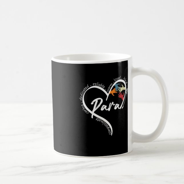 Roligt ParaProfessional-grafik Tees Toppar tillbak Kaffemugg (Höger)