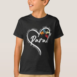 Roligt ParaProfessional-grafik Tees Toppar tillbak T Shirt