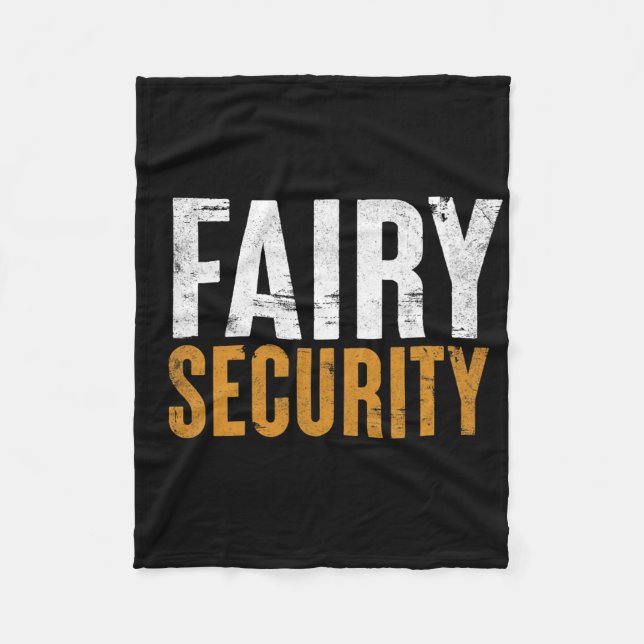 Roligt Parents Lazy Easy Costume Fairy Security Ha Fleecefilt (Framsidan)