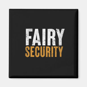 Roligt Parents Lazy Easy Costume Fairy Security Ha Magnet