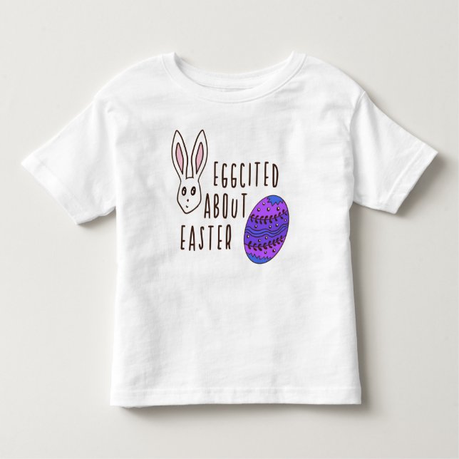 Roligt Påsk Cute Humous Eggted Om Påsk Pun T Shirt (Framsida)