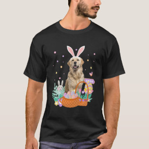 Roligt påsk gulden hämmare Ägg från hund jagar bas T Shirt