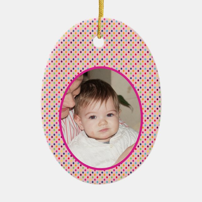 Roligt Påsk Julgransprydnad Keramik (Framsidan)