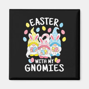 Roligt Påsk med mina domäner Glad påsk Gnome Bunn Magnet