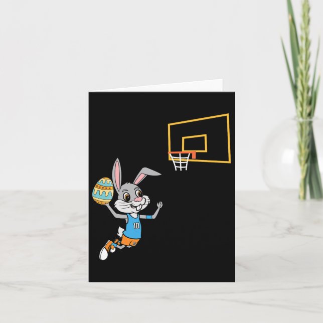 Roligt Påskägg Bunny Bysketbyll Game Påsk K Kort (Framsida)