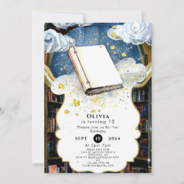Roligt Pastel Anpassningsbar Storybook Birthday Inbjudningar