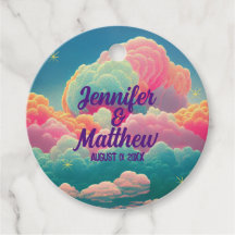 Roligt Pastel Cotton Candy Clouds