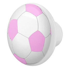 Roligt Pastellkrita för Rosa Vit fotbol Knopp