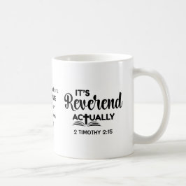 Roligt pastor ordination gåva DET ÄR ÄNDÅ PRÄST Kaffemugg